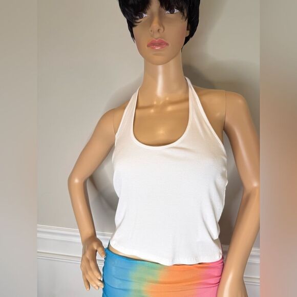 NWT Express Ribbed halter top - Picture 3 of 5